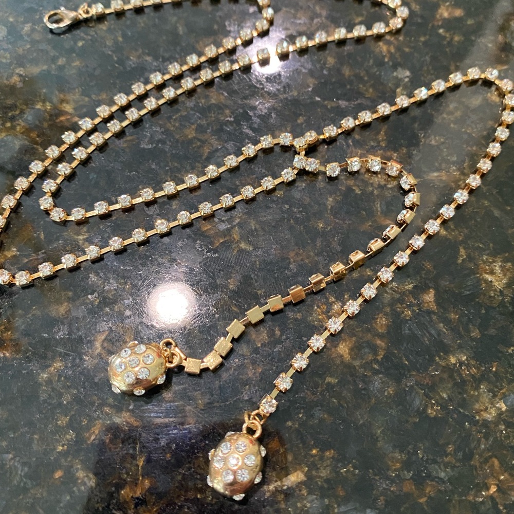 Rhinestone necklace
